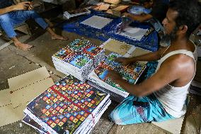 Traditional Ludo Board Making Factory In Dhaka