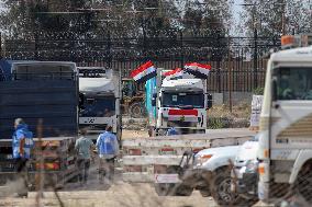 (FOCUS) MIDEAST-GAZA-RAFAH-PALESTINIAN-ISRAELI CONFLICT-BORDER CROSSING