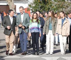 Spanish Royals Arrive In Arroes