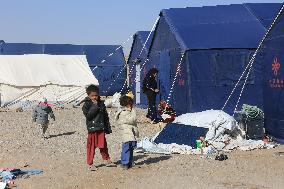 AFGHANISTAN-HERAT-CHINA AID-TENTS