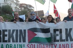 Pro-Palestinian Protest - San Sebastian