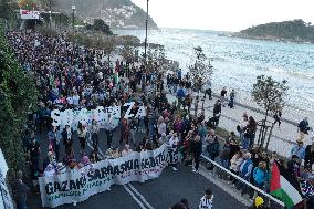 Pro-Palestinian Protest - San Sebastian