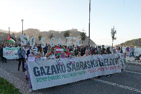 Pro-Palestinian Protest - San Sebastian