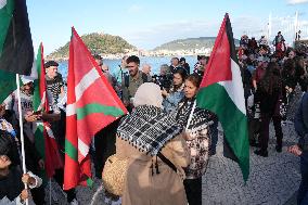 Pro-Palestinian Protest - San Sebastian