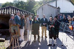 Spanish Royals Arrive In Arroes