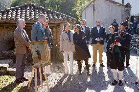 Spanish Royals Arrive In Arroes