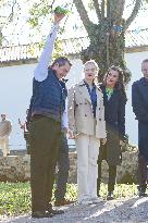 Spanish Royals Arrive In Arroes