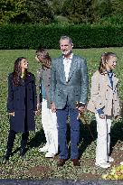 Spanish Royals Arrive In Arroes