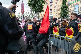 Three National Demonstration And Counter Anti Fascist Demonstration