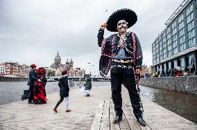 Day Of The Dead Held In Amsterdam