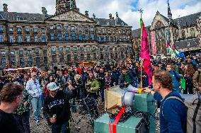 The Anti-system Parade 'ADEV' Was Held In Amsterdam.