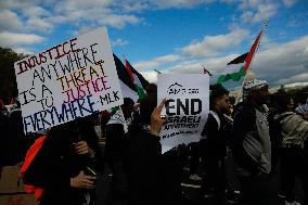 Pro-Palestine Demonstration On National Mall