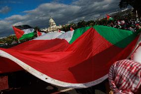 Pro-Palestine Demonstration On National Mall