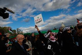 Pro-Palestine Demonstration On National Mall