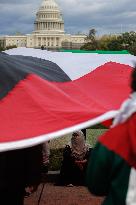 Pro-Palestine Demonstration On National Mall