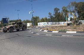 The ruins of Sderot Police Station building