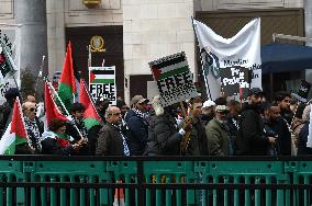 Pro Palestine Protest In London After Israel Launched A Counter Offensive Into Gaza