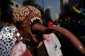 Zombie Walk In Mexico