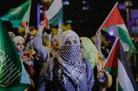 Pro-Palestinian Rally - Istanbul