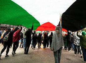 U.S.-CHICAGO-PALESTINIAN-ISRAELI CONFLICT-RALLY