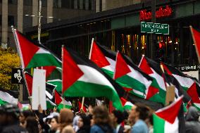 U.S.-CHICAGO-PALESTINIAN-ISRAELI CONFLICT-RALLY