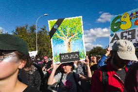 A69 Motorway Protest - Saix