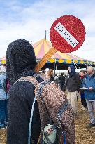 A69 Motorway Protest - Saix