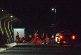 Transfer of migrants from El Hierro to other islands due to the collapse of reception sites