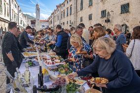 CROATIA-DUBROVNIK-FOOD FESTIVAL