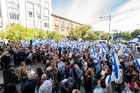 Rally for the release of hostages kidnapped by Hamas - Madrid