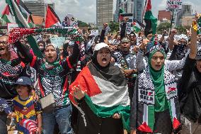 Malaysia Protest Israel Palestine Conflict