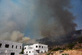 Reported Rocket Attack Ignites Wildfires On Israel-Lebanon Border