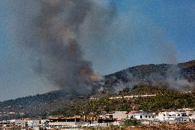 Reported Rocket Attack Ignites Wildfires On Israel-Lebanon Border