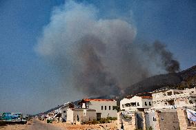 Reported Rocket Attack Ignites Wildfires On Israel-Lebanon Border