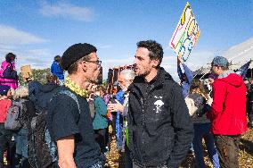 A69 Motorway Protest - Saix