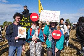 A69 Motorway Protest - Saix