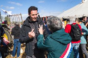 A69 Motorway Protest - Saix