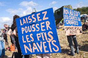 A69 Motorway Protest - Saix