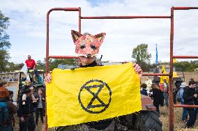 A69 Motorway Protest - Saix