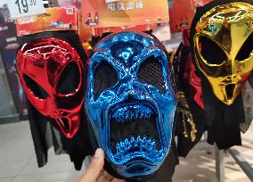 Halloween Ornaments on Sale at A Walmart Store in Yichang