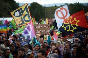 'Ramdam Sur Le Macadam' Gathering Against The A69 Highway Toulouse-Castres