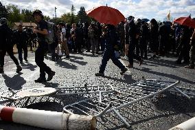 'Ramdam Sur Le Macadam' Gathering Against The A69 Highway Toulouse-Castres