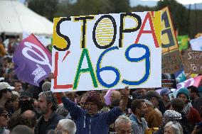 'Ramdam Sur Le Macadam' Gathering Against The A69 Highway Toulouse-Castres