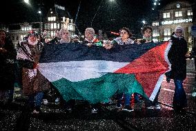 Wake For Palestine In Amsterdam