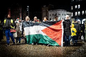 Wake For Palestine In Amsterdam