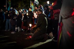 Wake For Palestine In Amsterdam