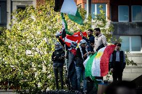 Pro Palestine Demonstration Rotterdam Netherlands