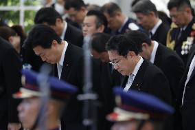 Japan SDF ceremony honoring fallen personnel