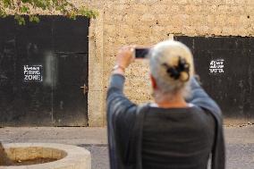Political Graffiti In Israel