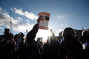 Israel Supporters Hold ‘Bring Them Home’ Rally In London